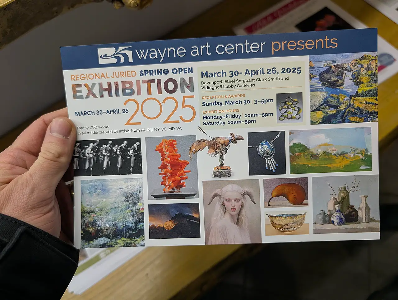 2025 Regional Juried Spring Open at Wayne Art Center